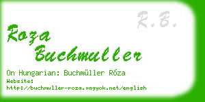 roza buchmuller business card